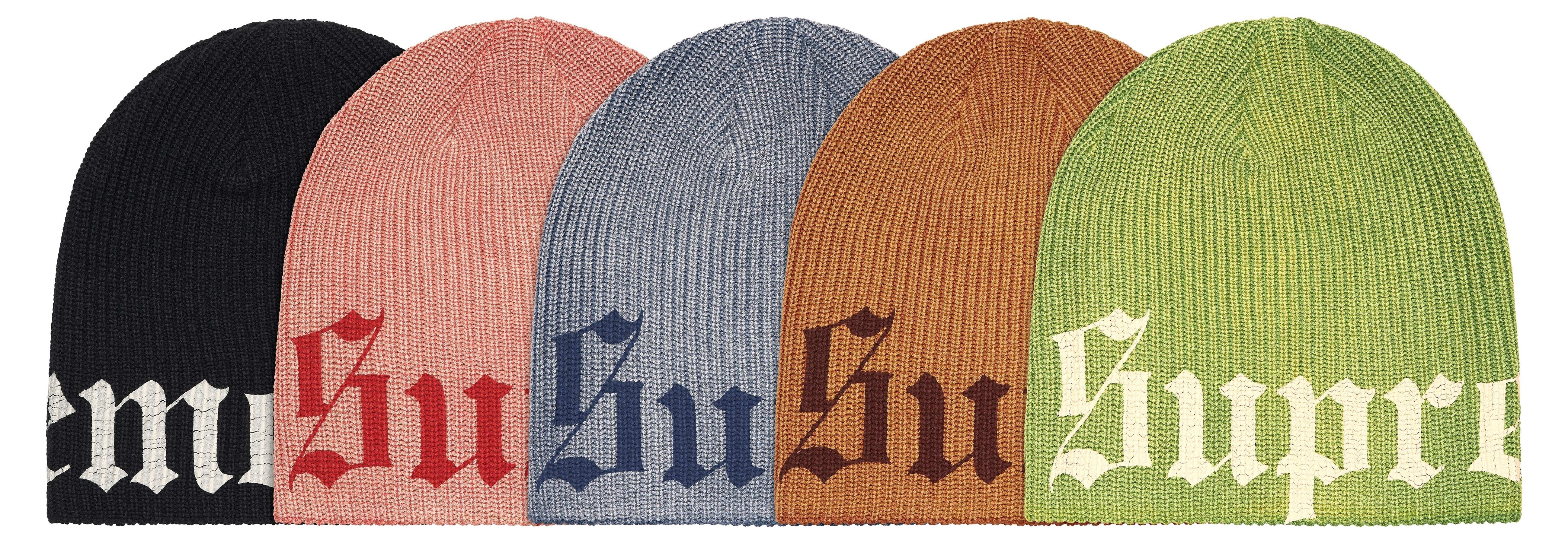Old English Printed Beanie